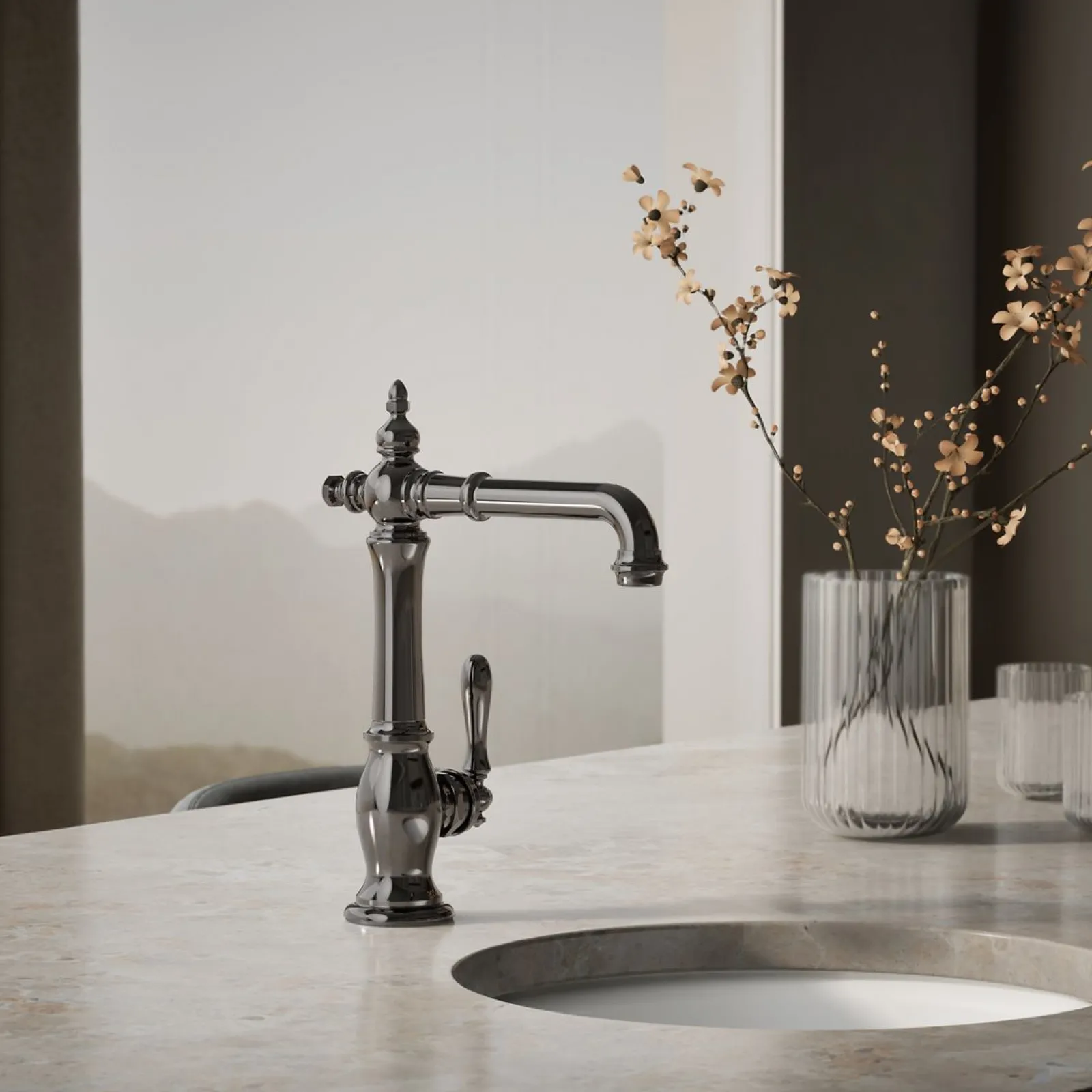Single-handle bar sink faucet^Kohler