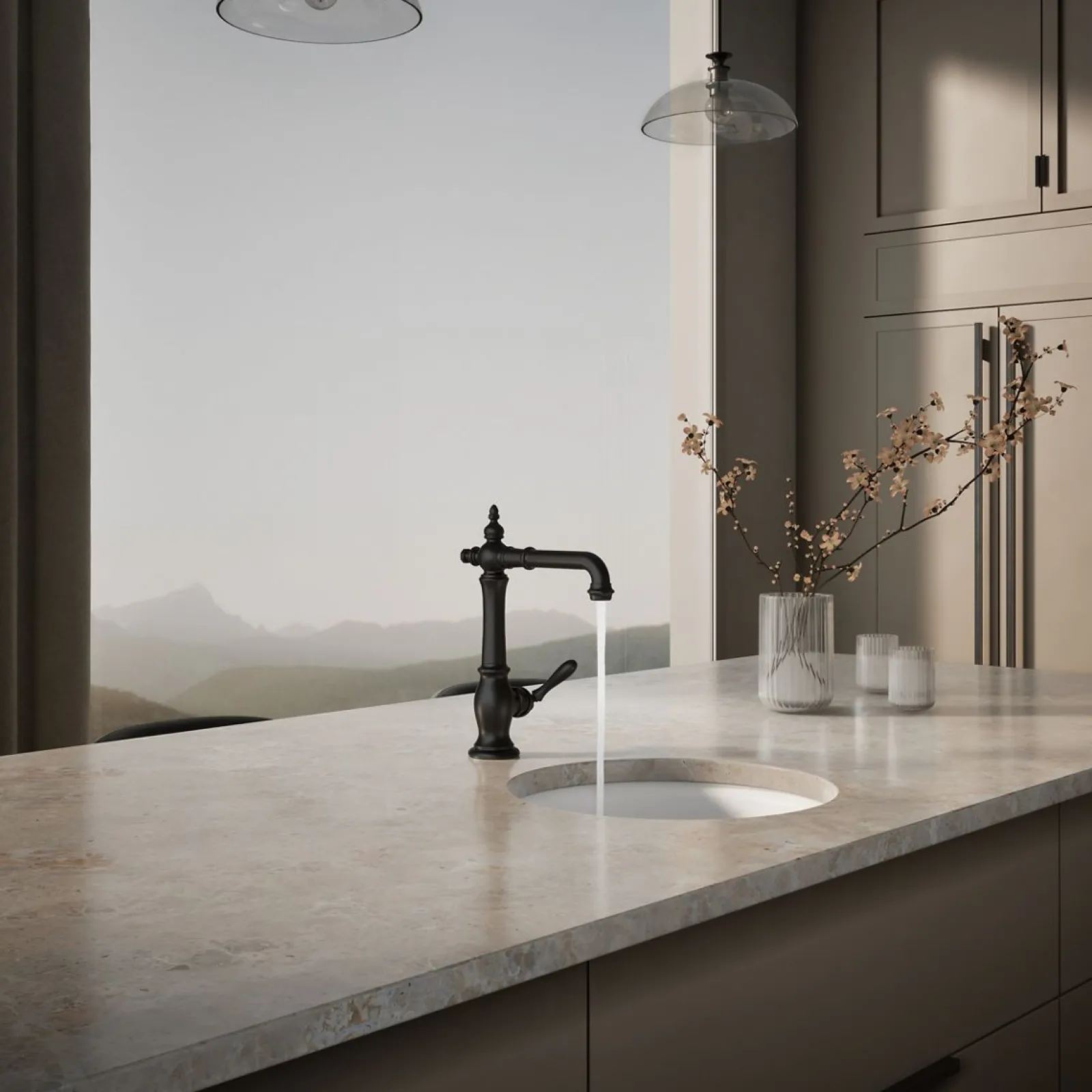 Single-handle bar sink faucet^Kohler