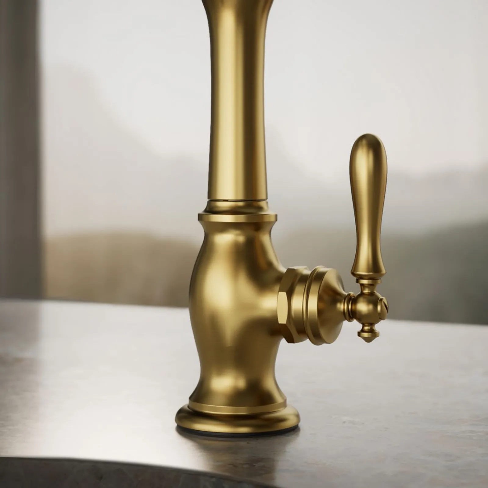 Single-handle bar sink faucet^Kohler