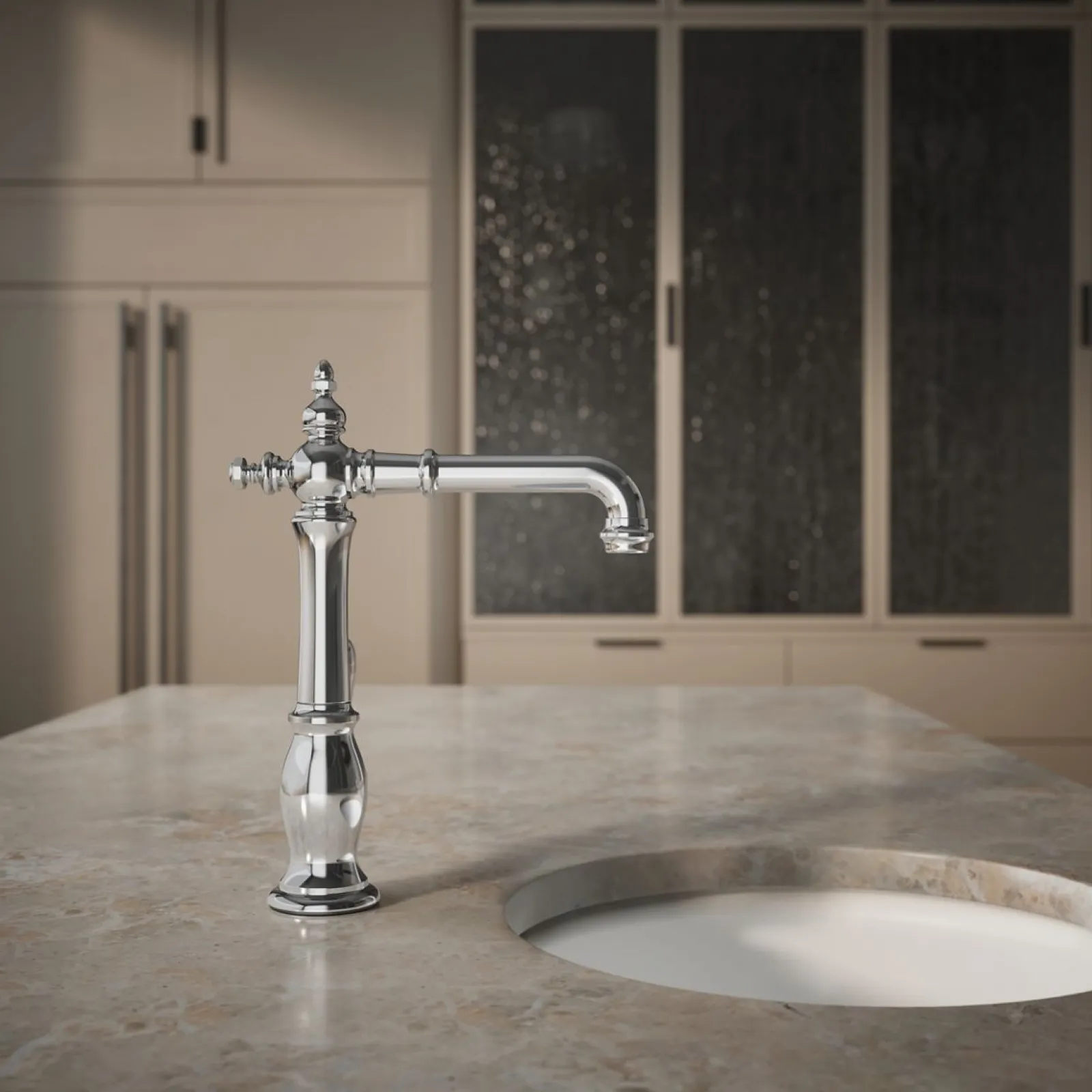 Single-handle bar sink faucet^Kohler
