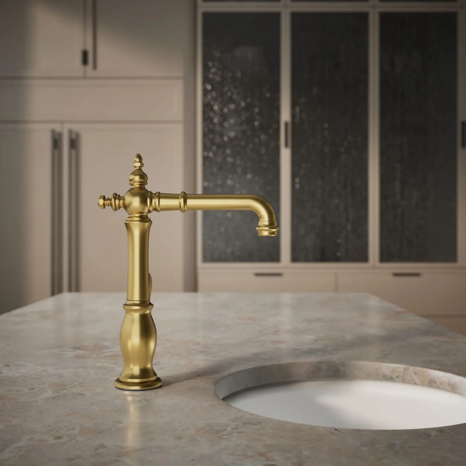 Single-handle bar sink faucet^Kohler