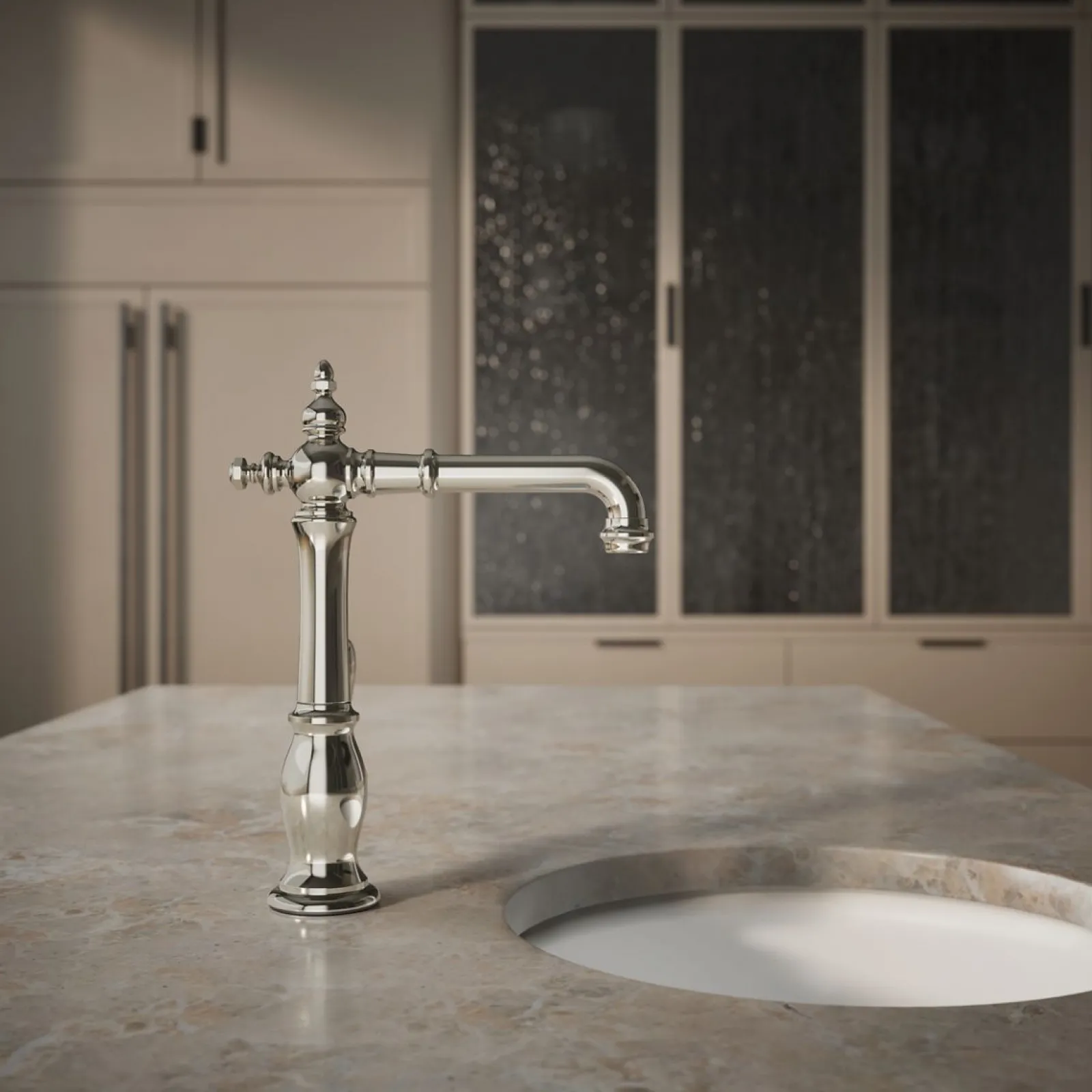 Single-handle bar sink faucet^Kohler