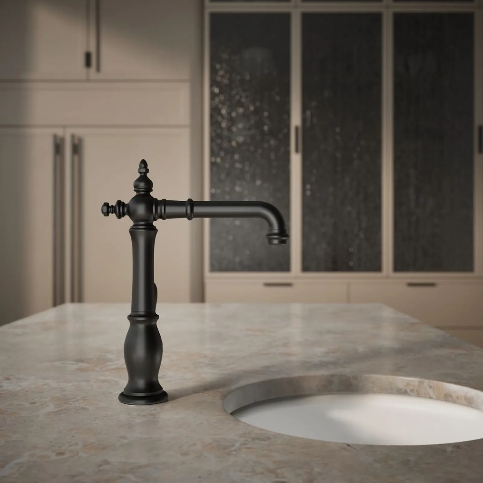 Single-handle bar sink faucet^Kohler