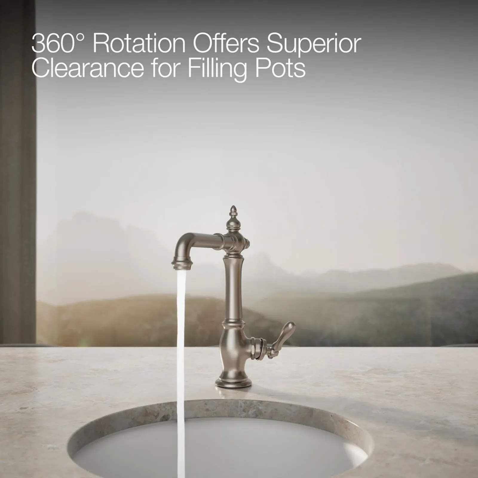 Single-handle bar sink faucet^Kohler