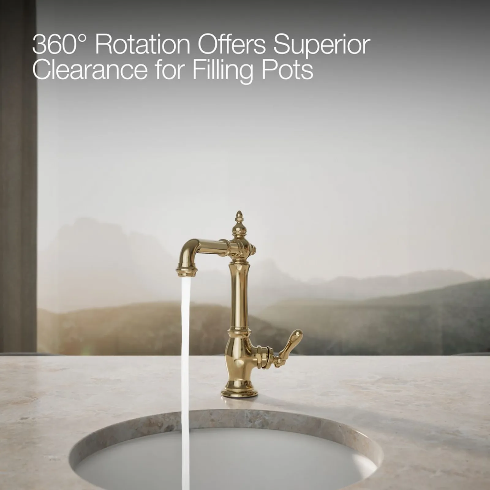 Single-handle bar sink faucet^Kohler