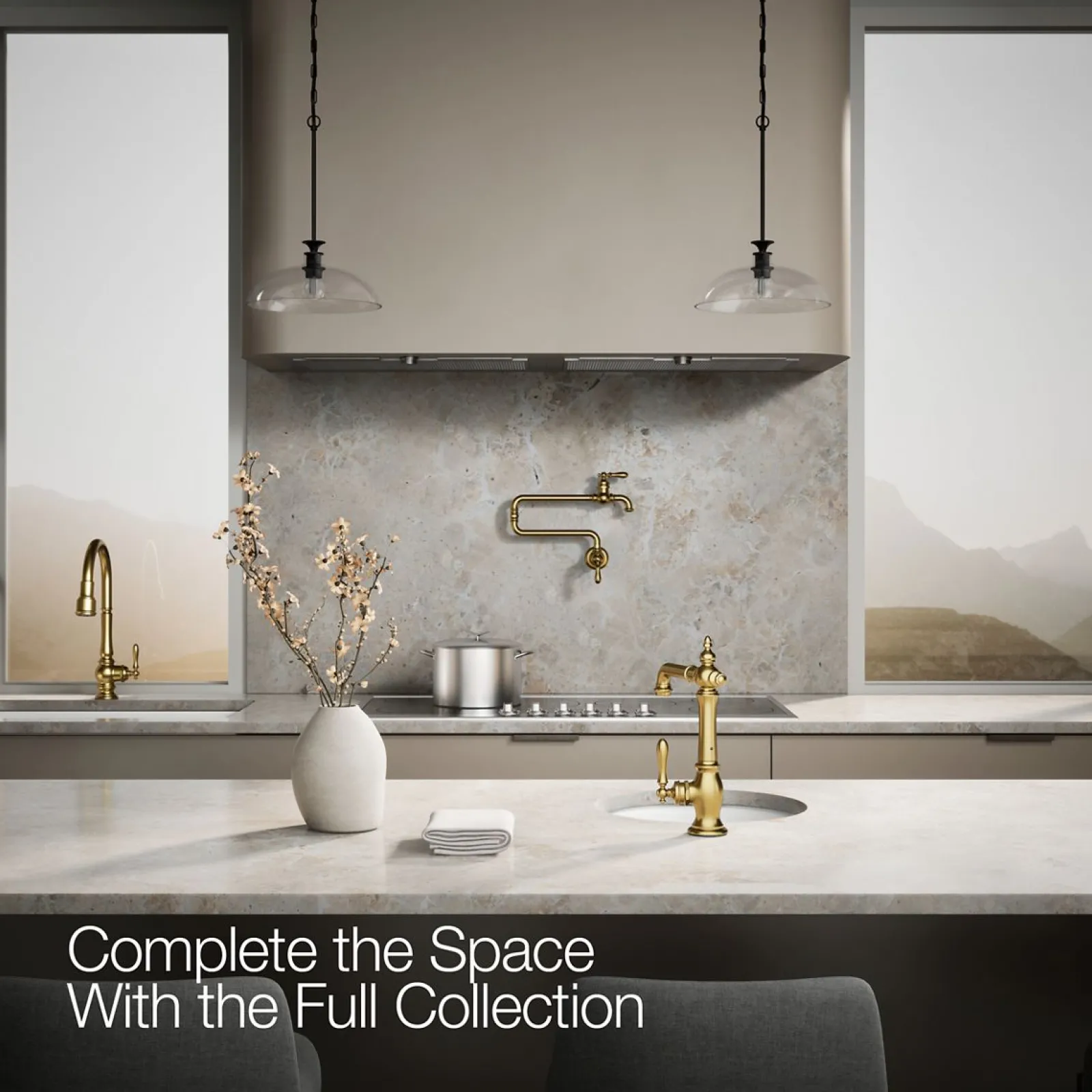 Single-handle bar sink faucet^Kohler