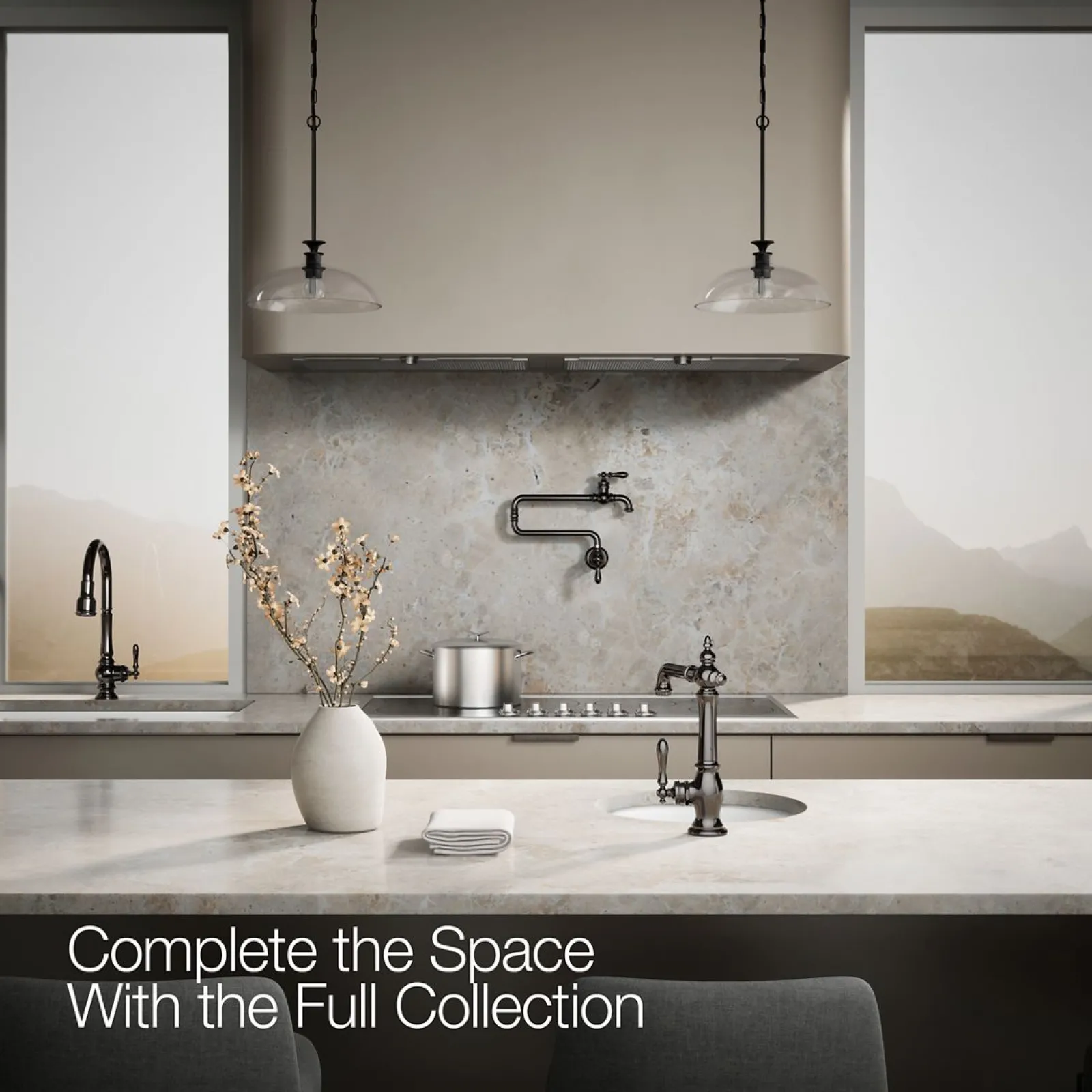 Single-handle bar sink faucet^Kohler