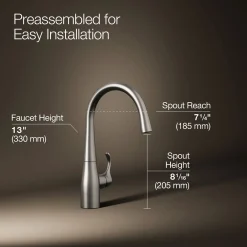 Single-handle bar sink faucet^Kohler Discount