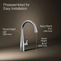 Single-handle bar sink faucet^Kohler Discount