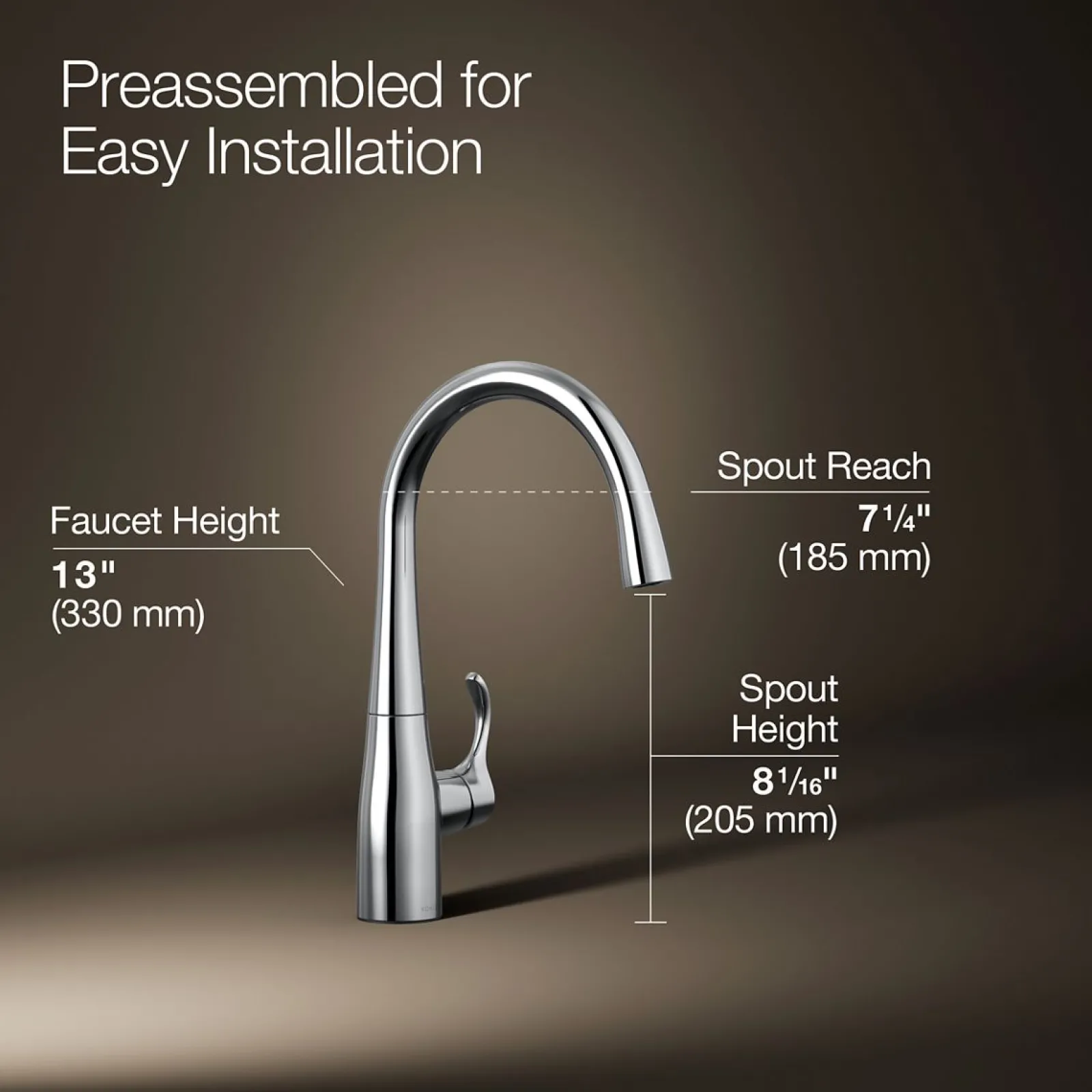 Single-handle bar sink faucet^Kohler Discount