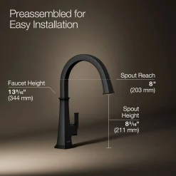Single-handle bar sink faucet^Kohler Hot