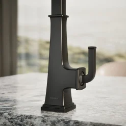 Single-handle bar sink faucet^Kohler Hot