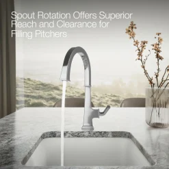 Single-handle bar sink faucet^Kohler Hot