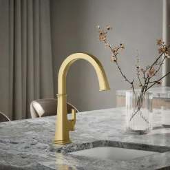 Single-handle bar sink faucet^Kohler Hot