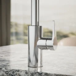 Single-handle bar sink faucet^Kohler Hot