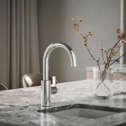 Single-handle bar sink faucet^Kohler Hot