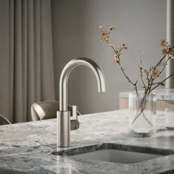 Single-handle bar sink faucet^Kohler Hot