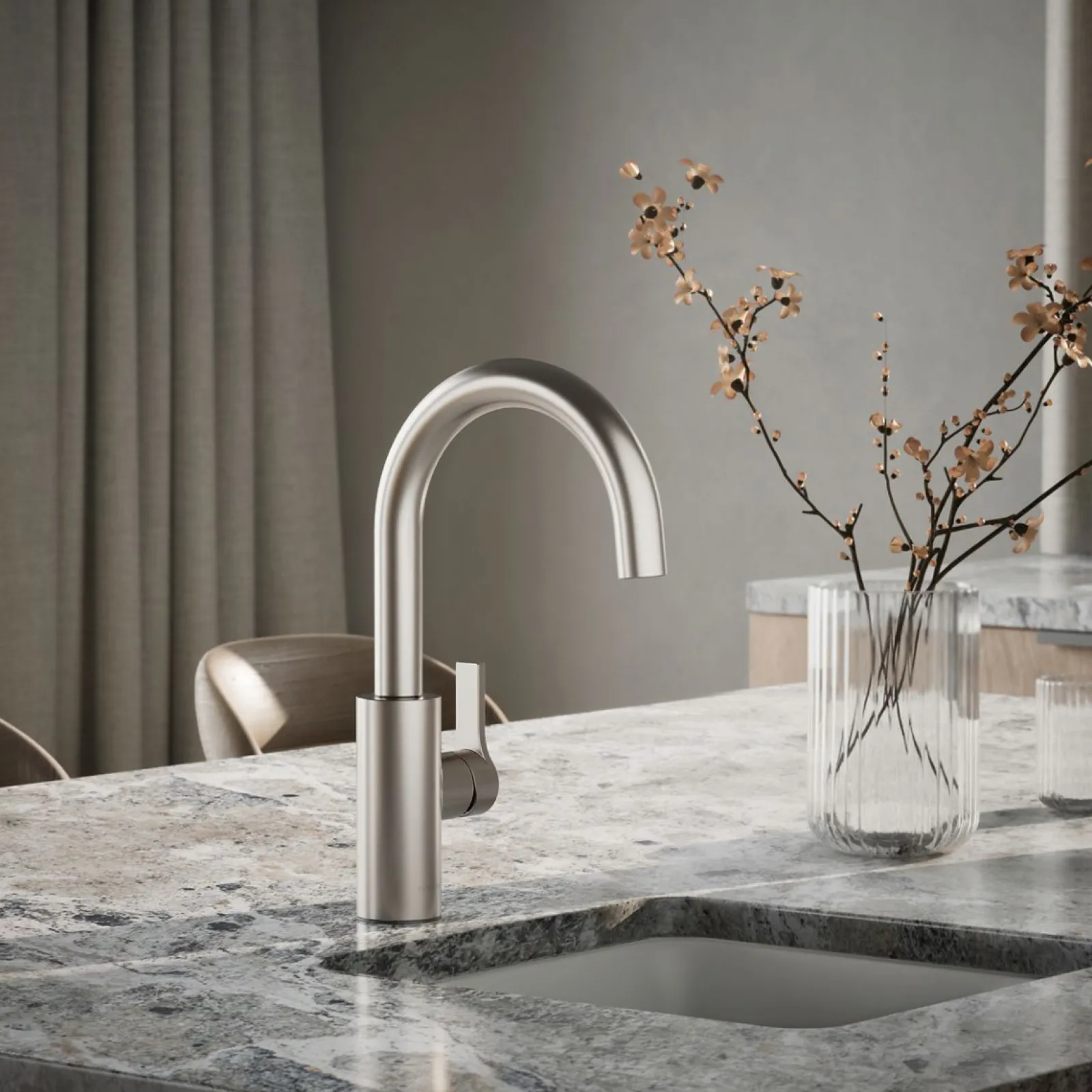 Single-handle bar sink faucet^Kohler Hot
