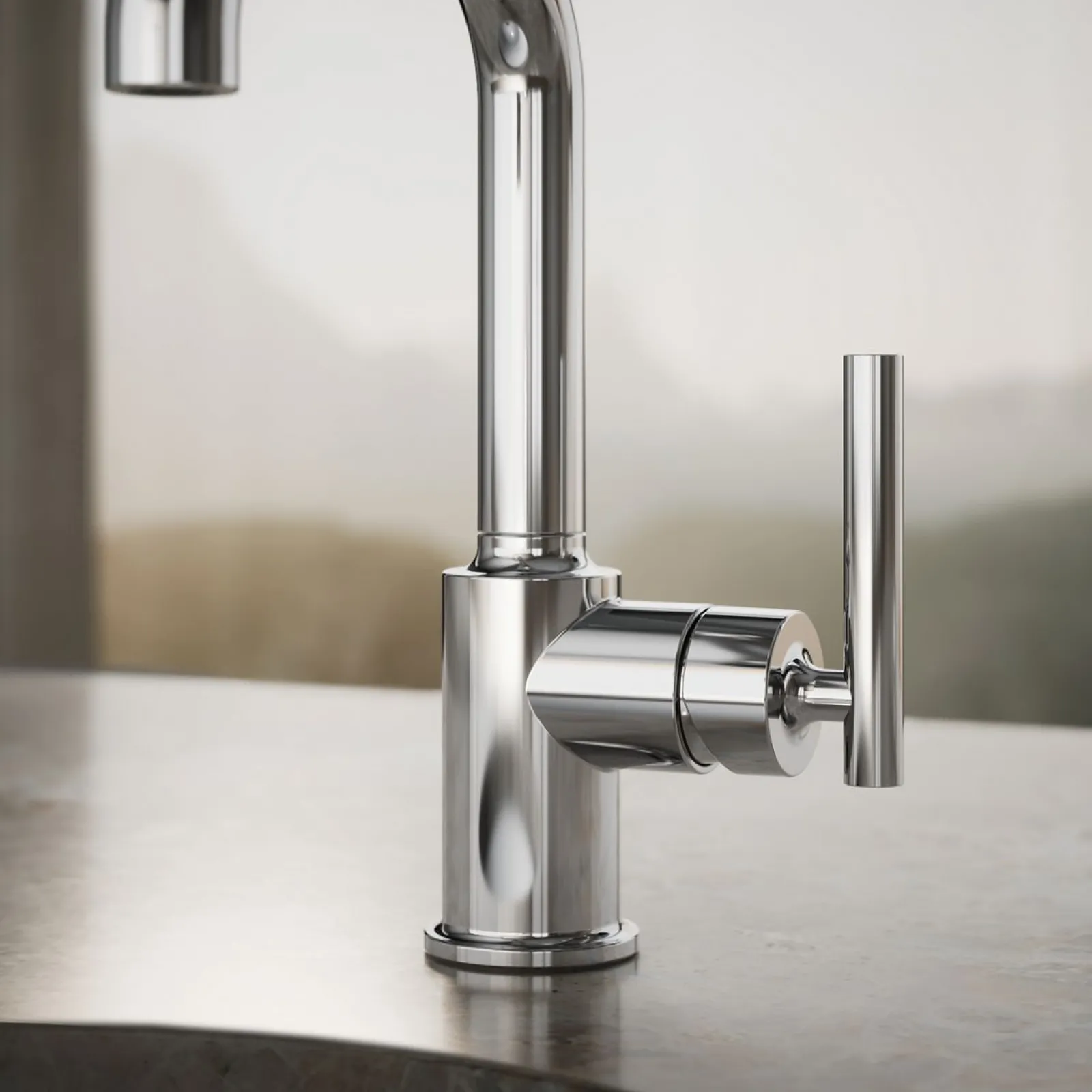 Single-handle bar sink faucet^Kohler
