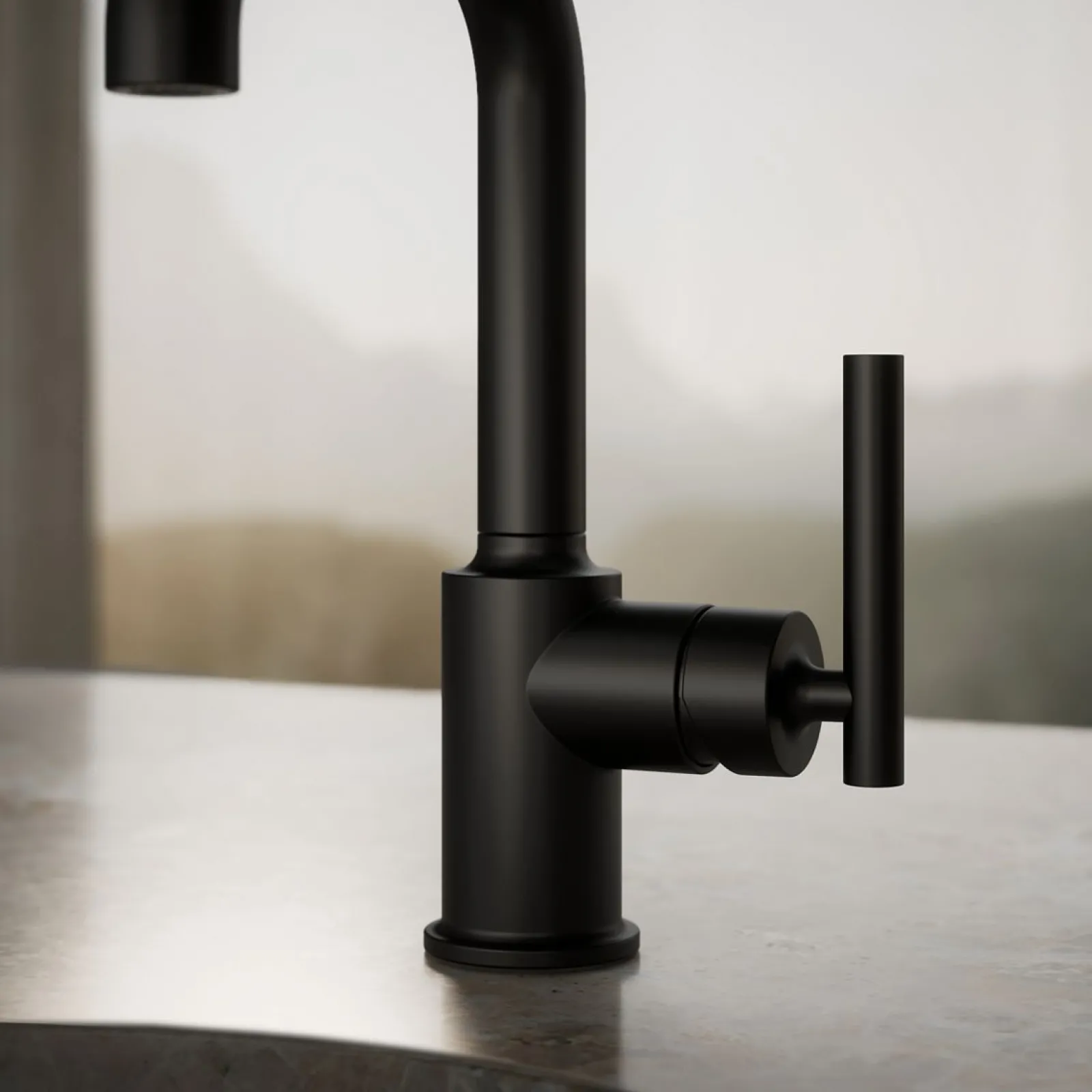 Single-handle bar sink faucet^Kohler