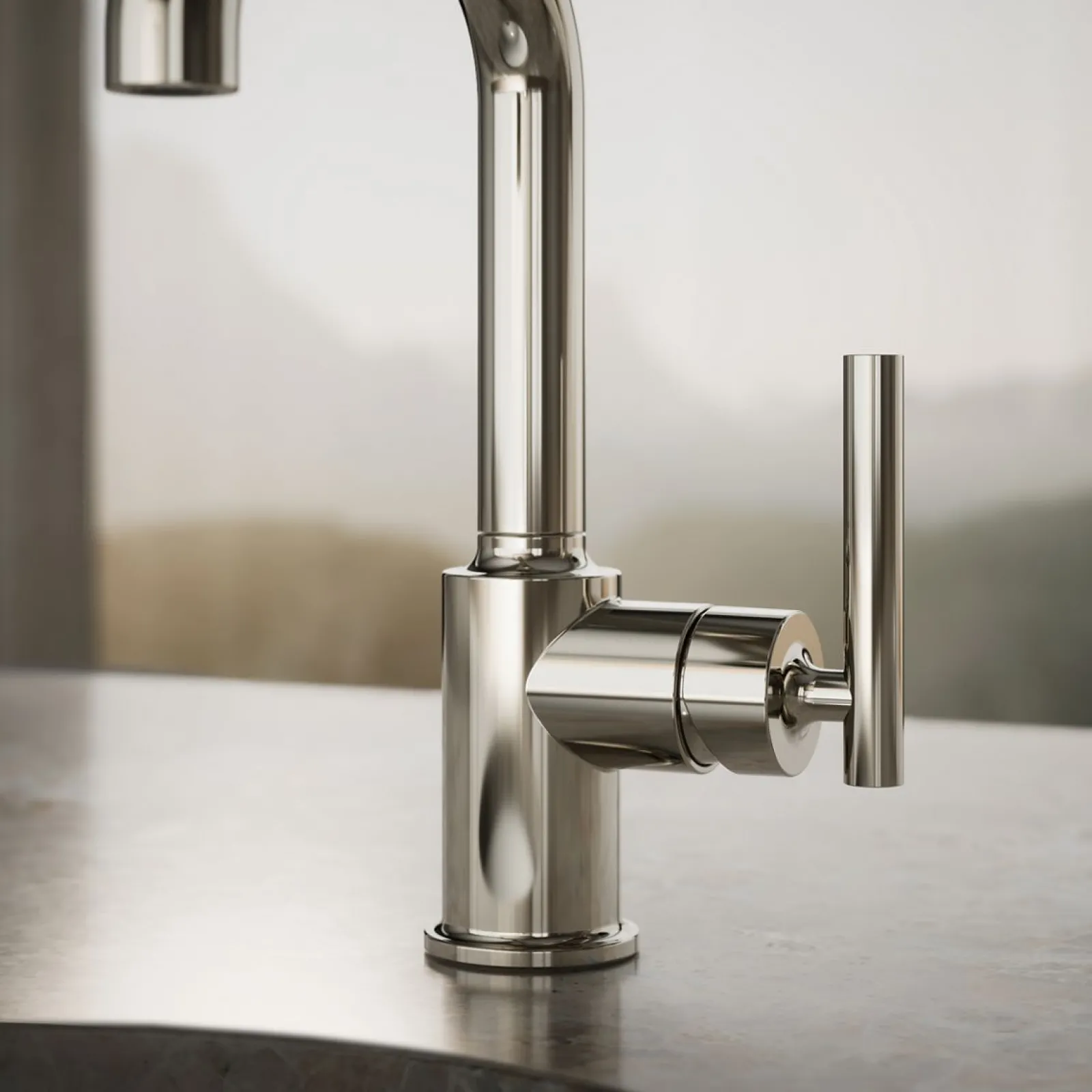Single-handle bar sink faucet^Kohler