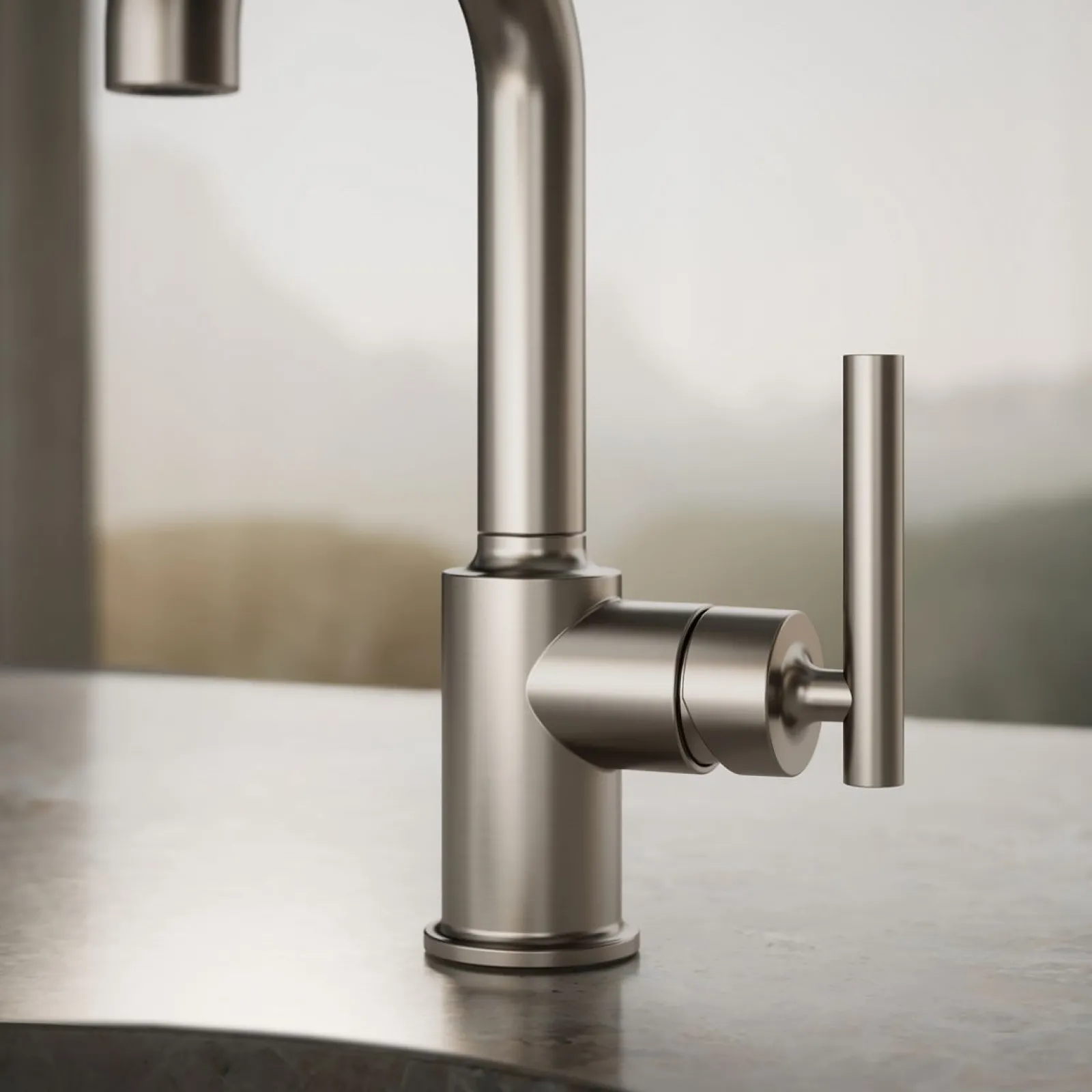 Single-handle bar sink faucet^Kohler
