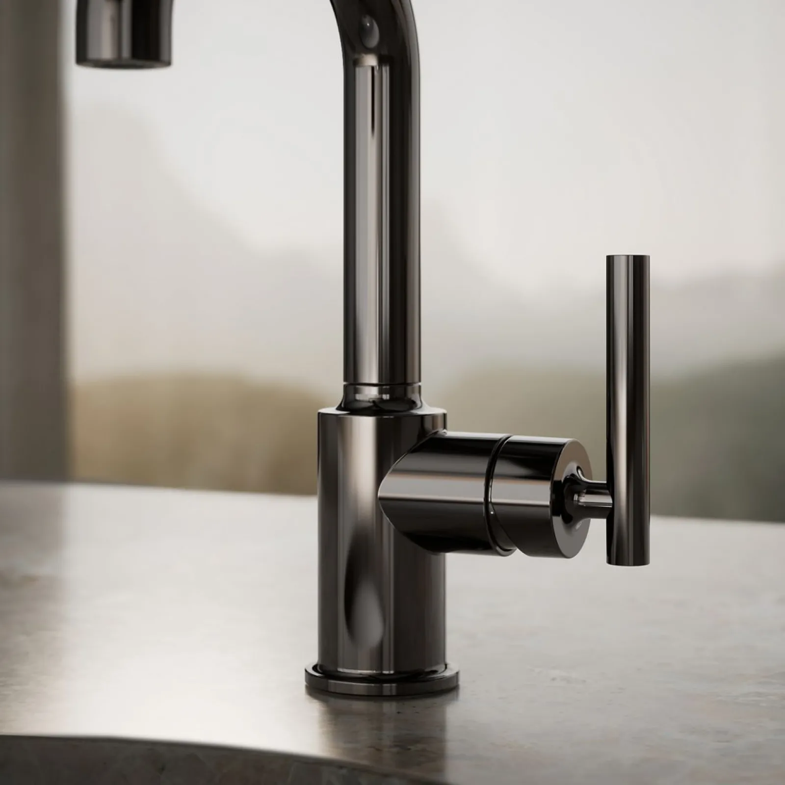 Single-handle bar sink faucet^Kohler