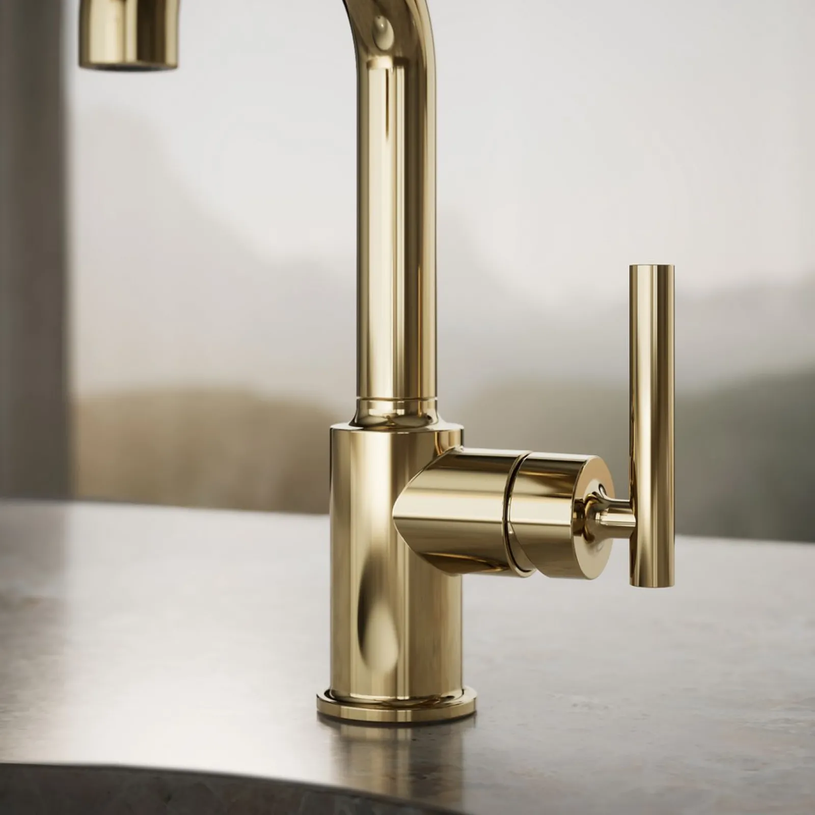 Single-handle bar sink faucet^Kohler