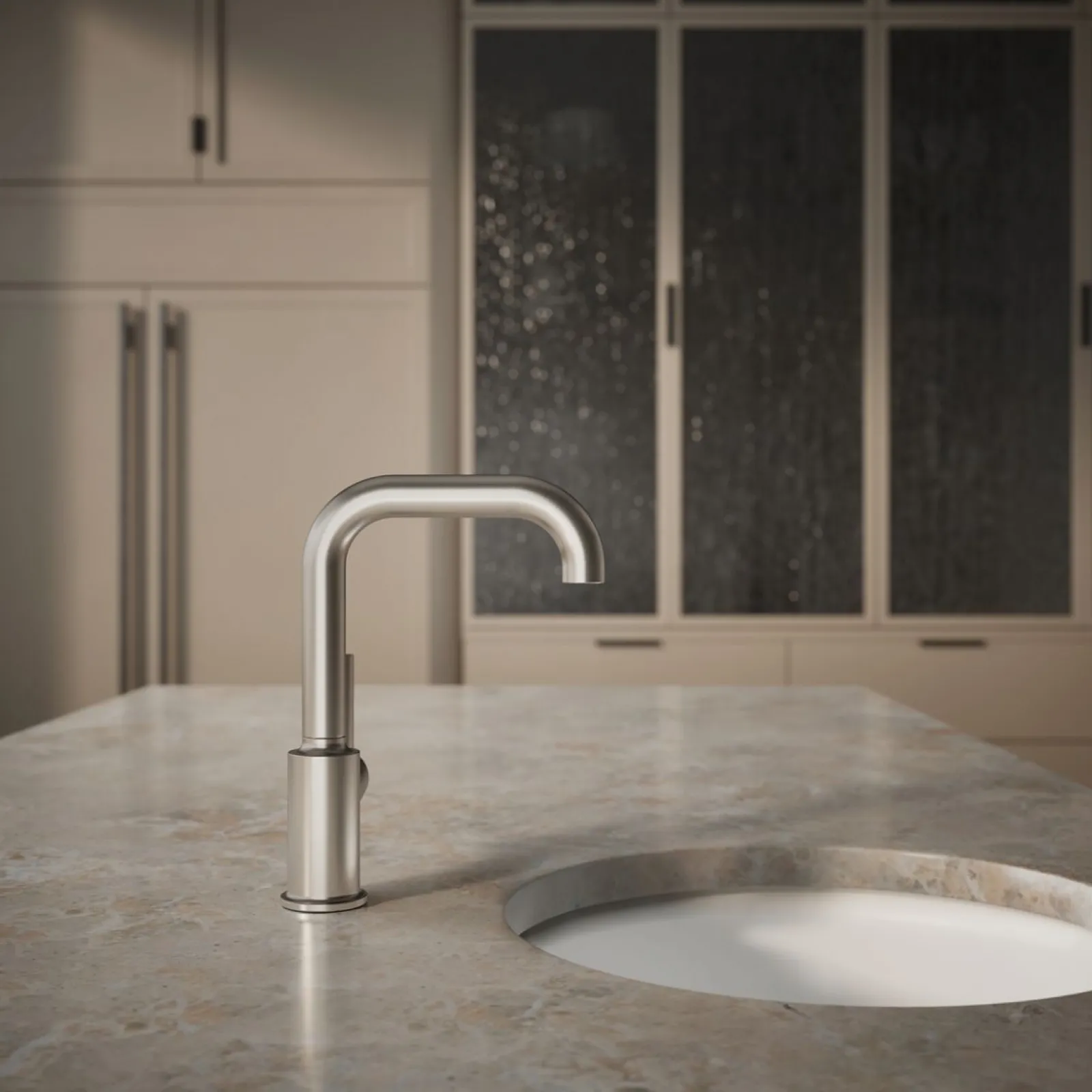 Single-handle bar sink faucet^Kohler