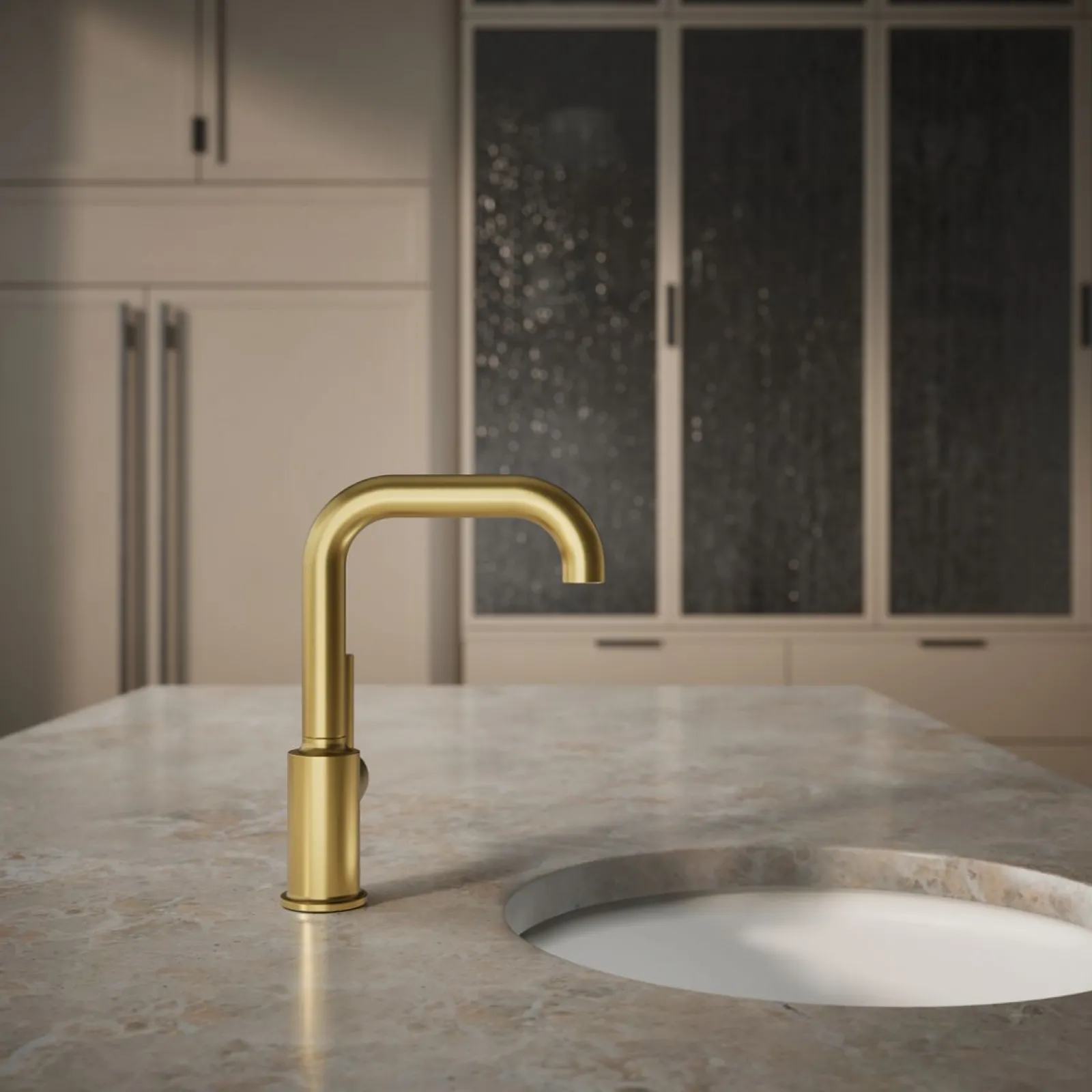 Single-handle bar sink faucet^Kohler