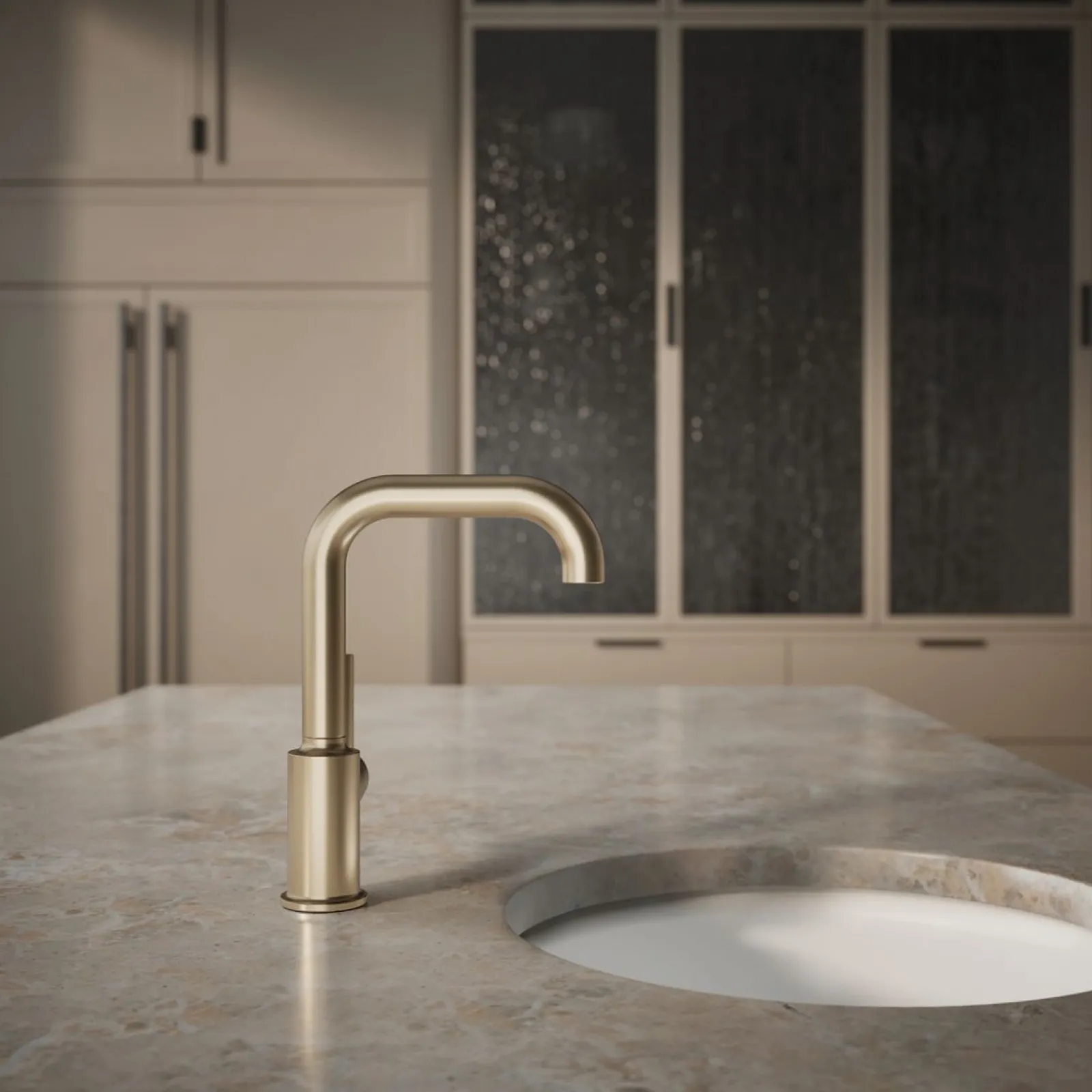 Single-handle bar sink faucet^Kohler