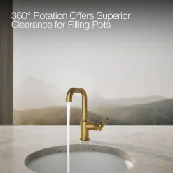 Single-handle bar sink faucet^Kohler