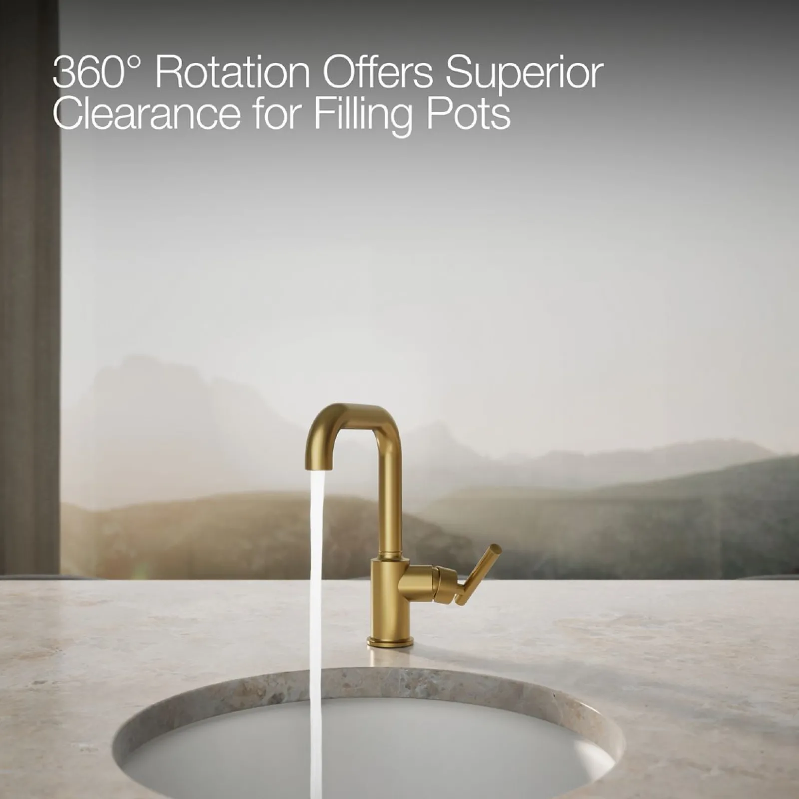 Single-handle bar sink faucet^Kohler