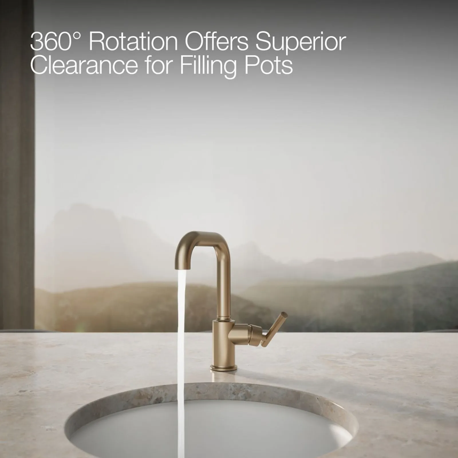 Single-handle bar sink faucet^Kohler