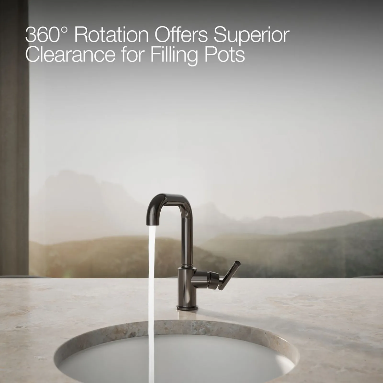 Single-handle bar sink faucet^Kohler