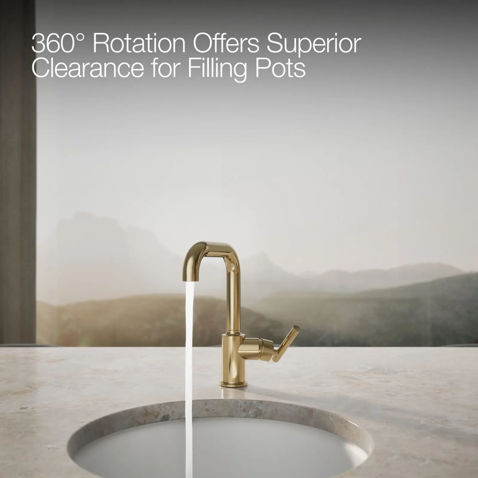 Single-handle bar sink faucet^Kohler