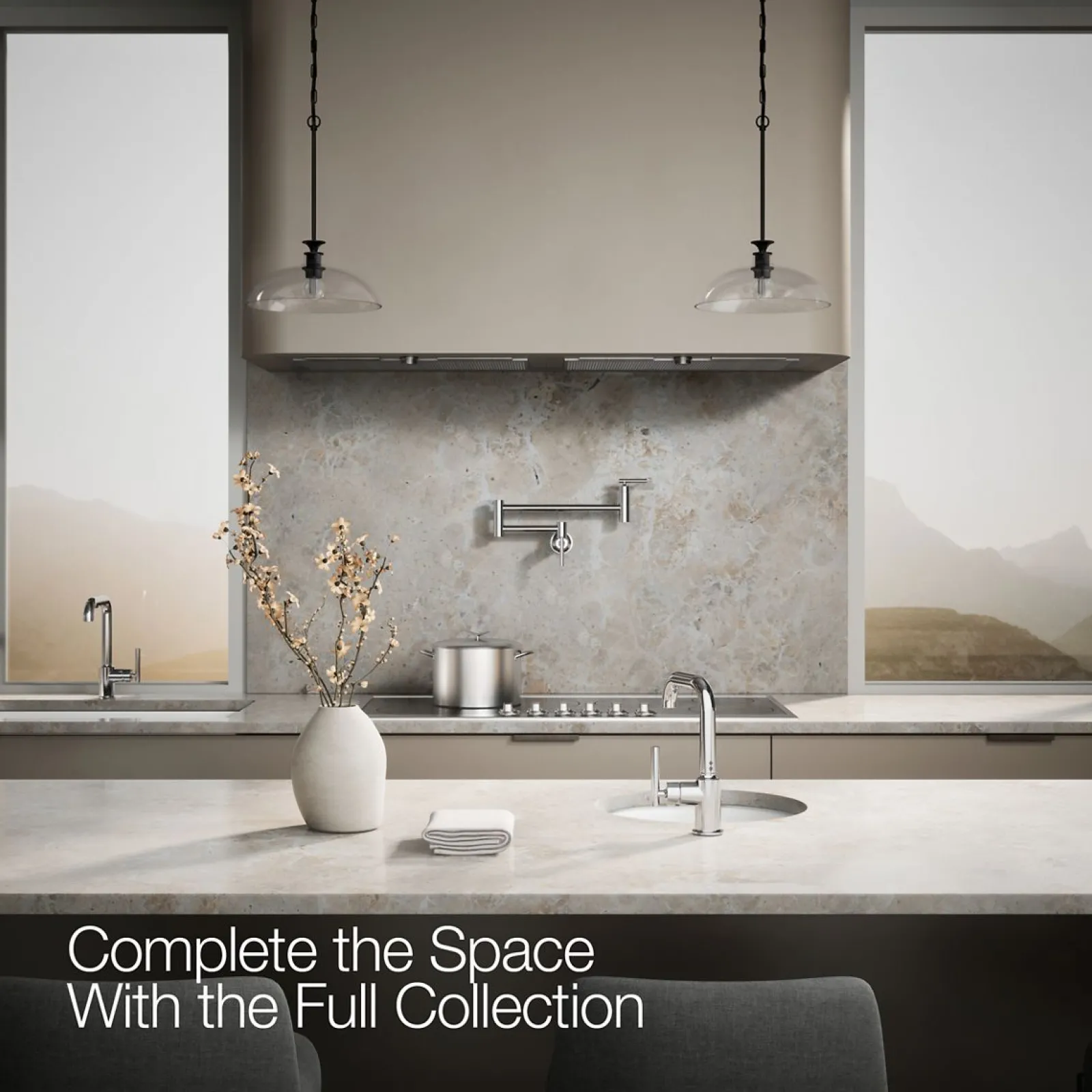 Single-handle bar sink faucet^Kohler