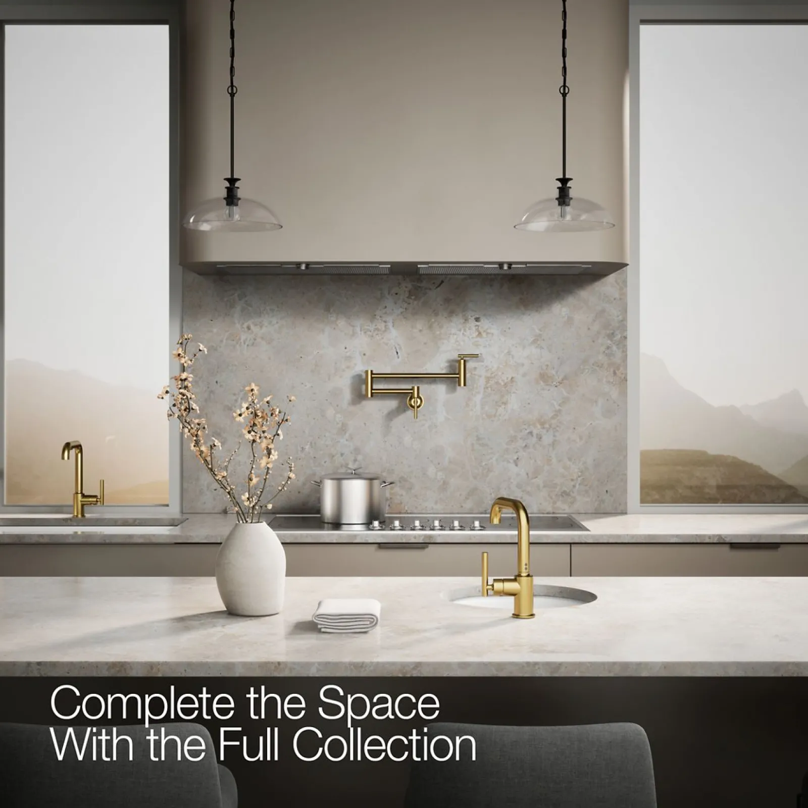 Single-handle bar sink faucet^Kohler
