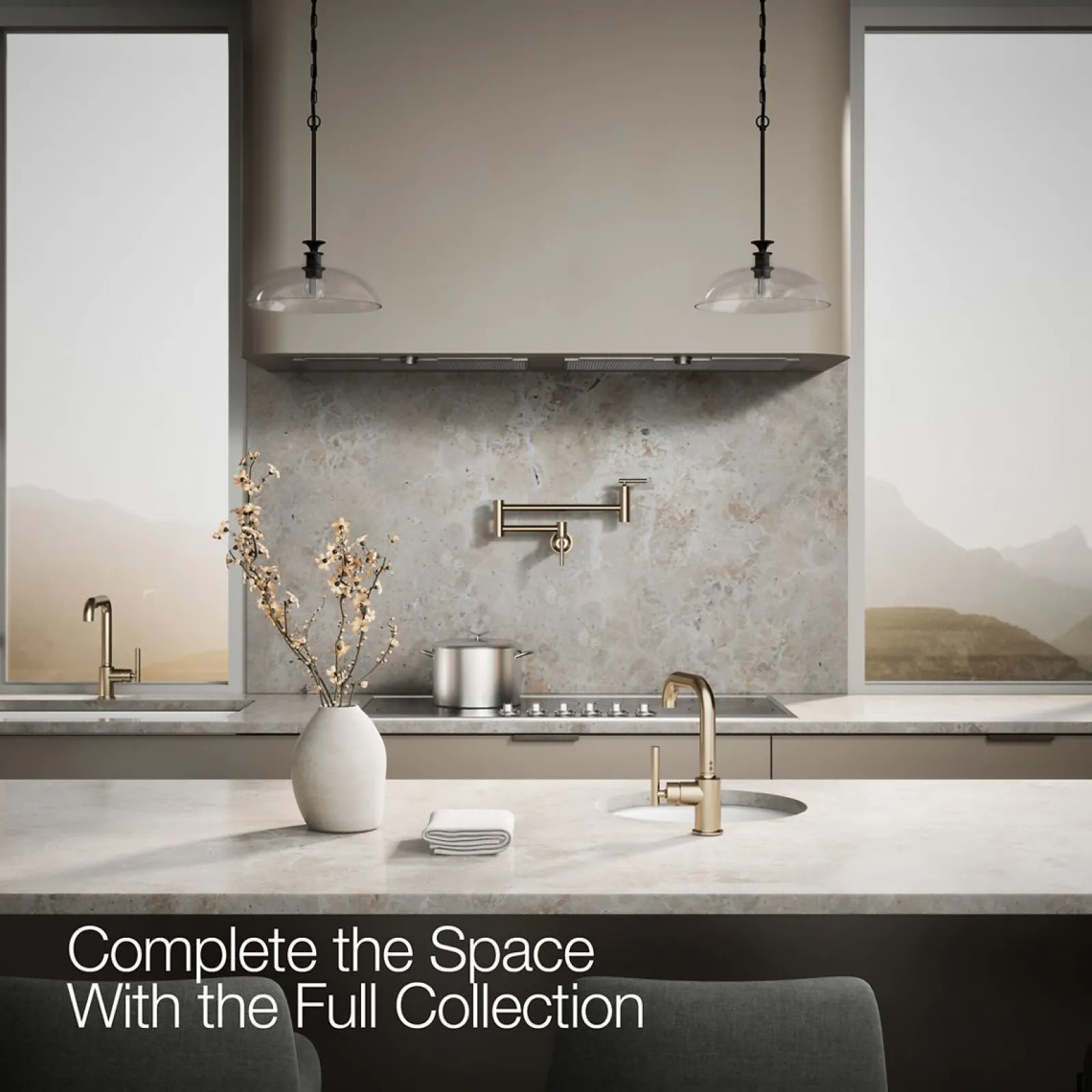 Single-handle bar sink faucet^Kohler
