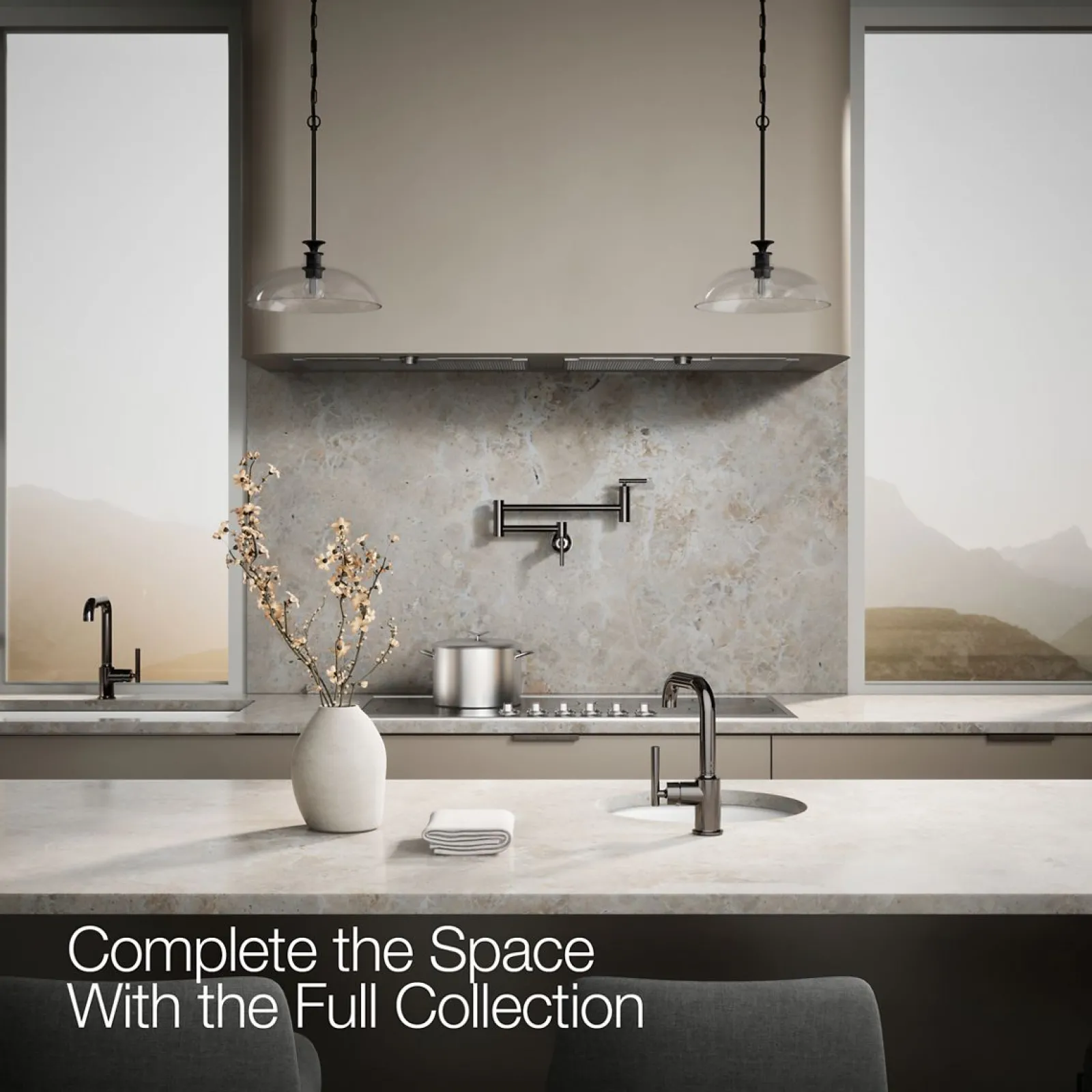 Single-handle bar sink faucet^Kohler