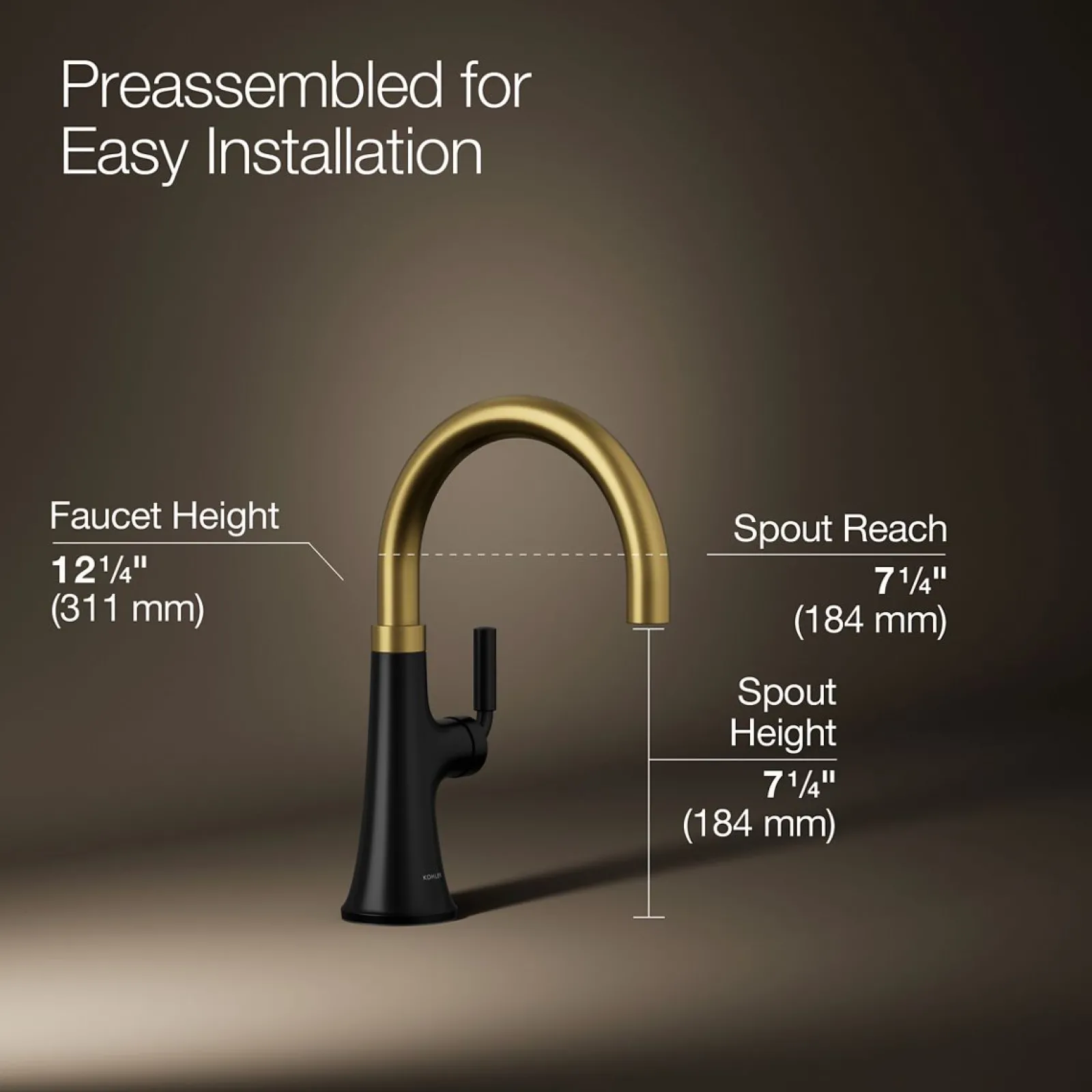 Single-handle bar sink faucet^Kohler Best