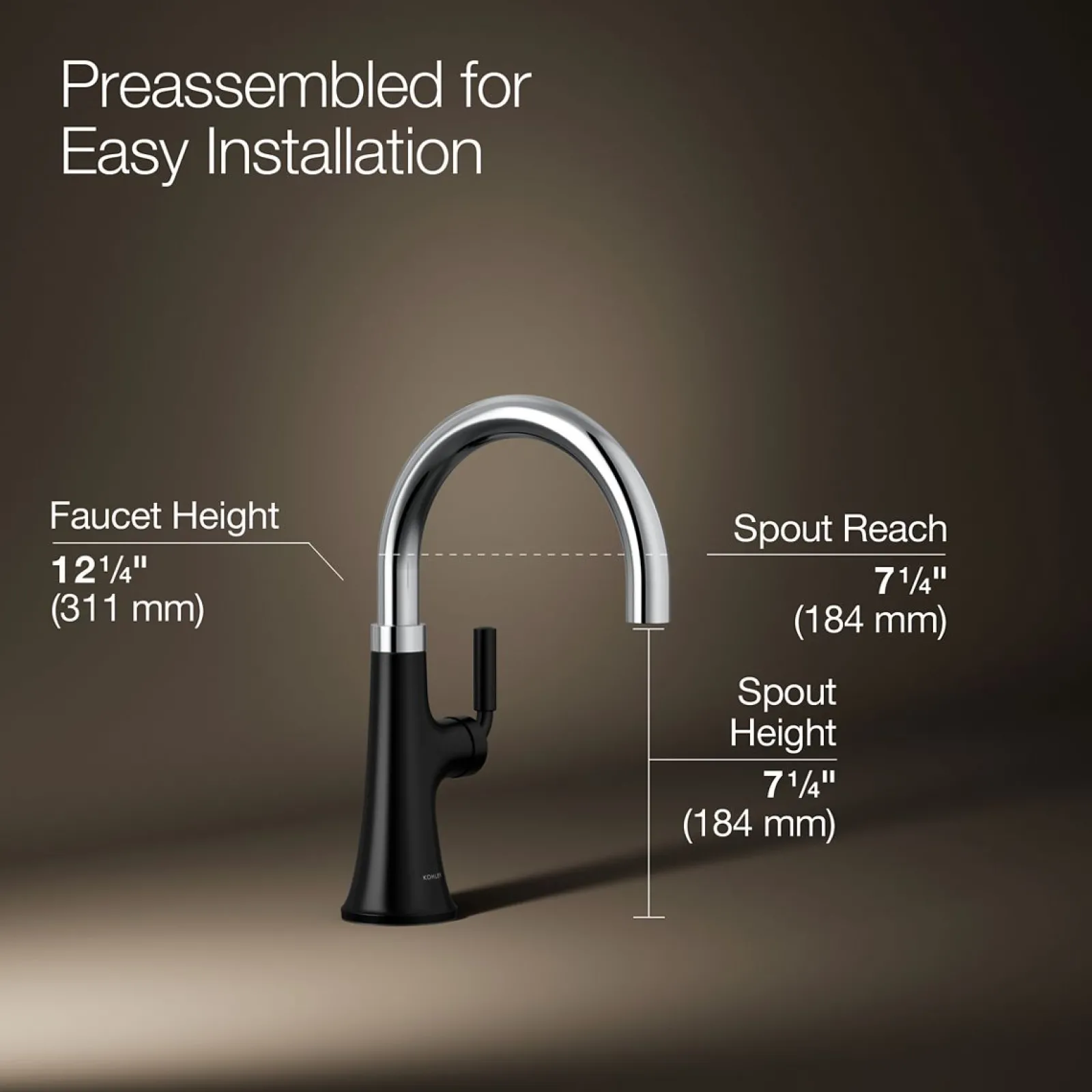 Single-handle bar sink faucet^Kohler Best