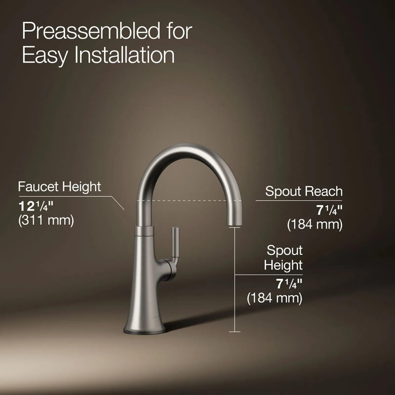 Single-handle bar sink faucet^Kohler Best