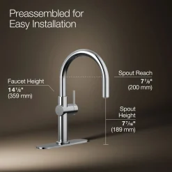 Single-handle bar sink faucet^Kohler Sale