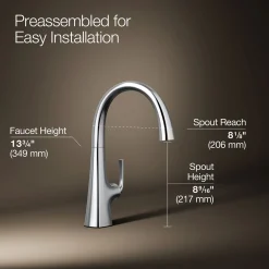 Single-handle bar sink faucet^Kohler Sale