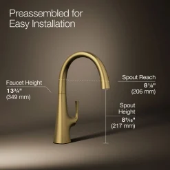 Single-handle bar sink faucet^Kohler Sale