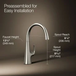 Single-handle bar sink faucet^Kohler Sale