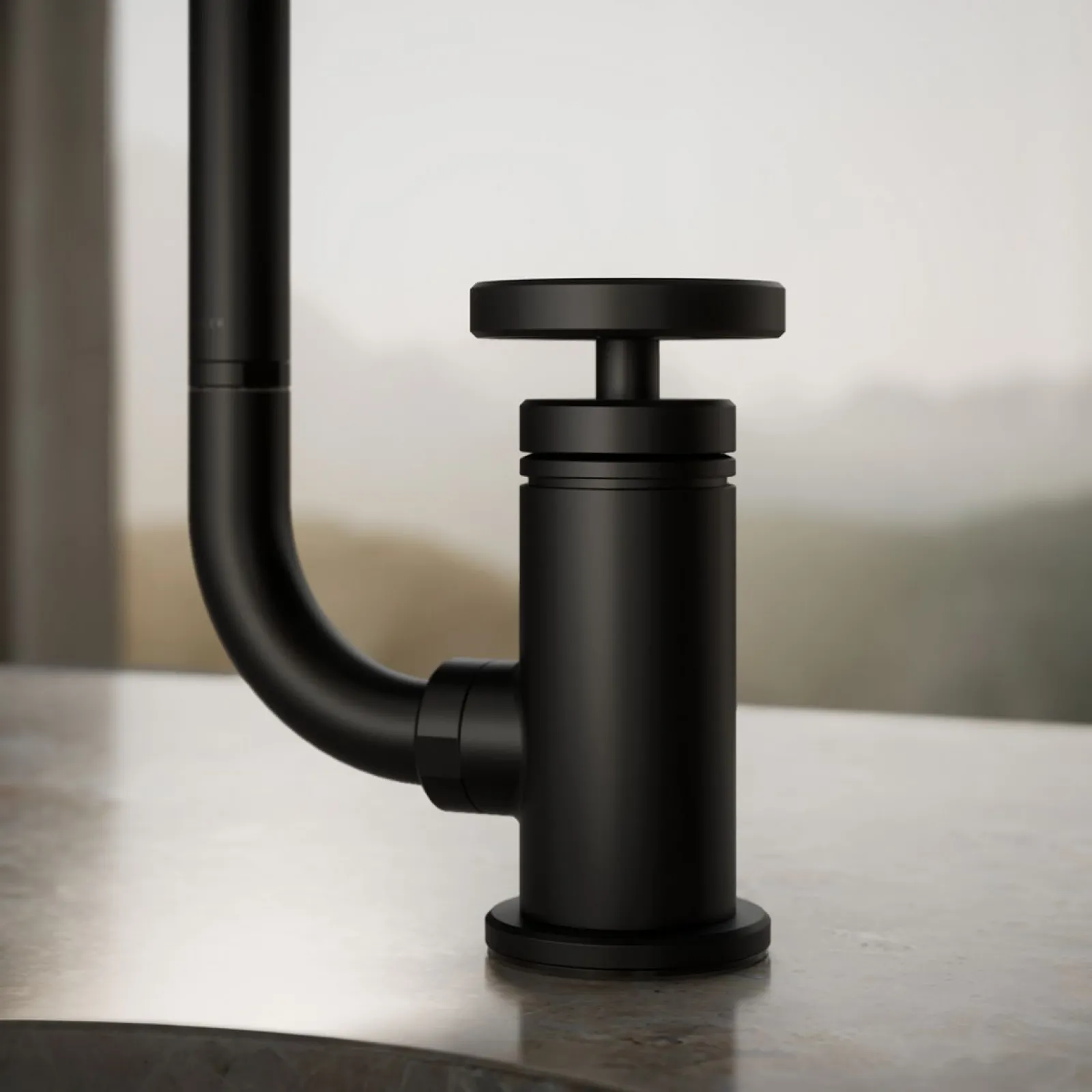 Single-handle bar sink faucet with two-function extended-reach spout and side sprayer^Kohler Online