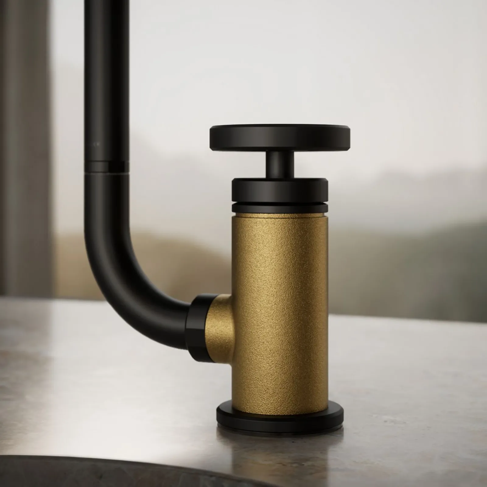 Single-handle bar sink faucet with two-function extended-reach spout and side sprayer^Kohler Online