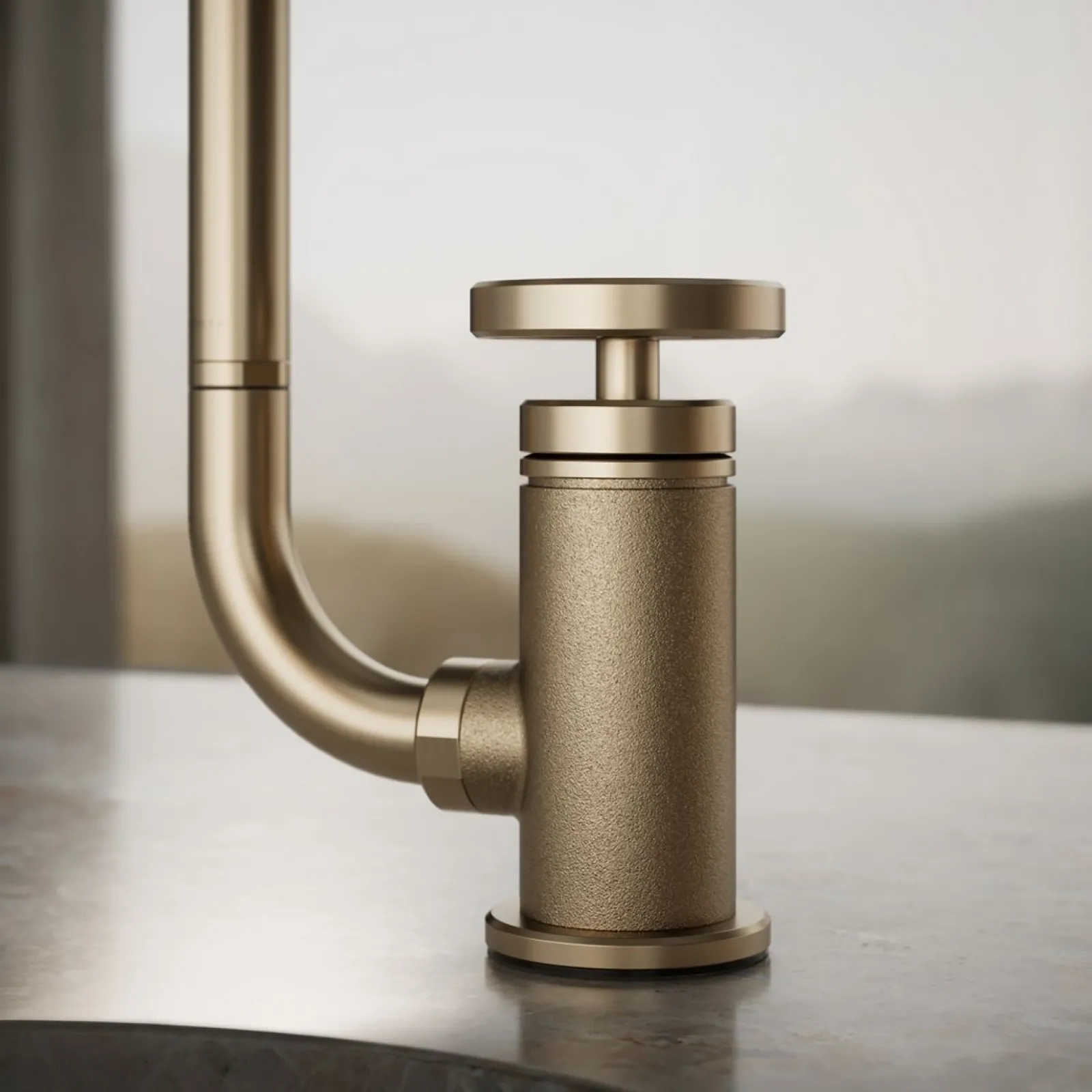 Single-handle bar sink faucet with two-function extended-reach spout and side sprayer^Kohler Online